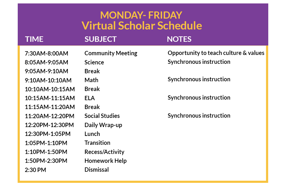 WVA-Schedule